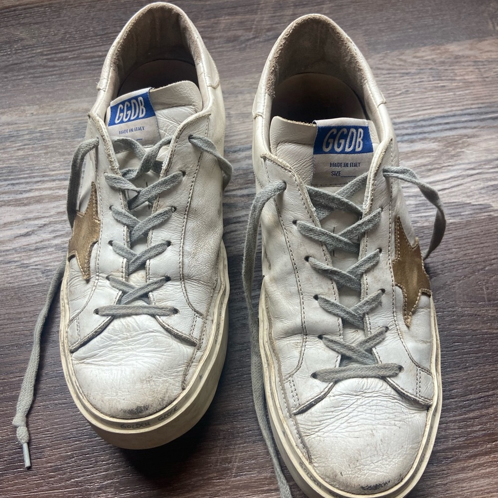 Golden Goose Hi-Star Sneakers *AUTHENTIC* - Picture 3 of 7